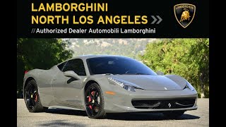 This is an absolutely stunning ferrari 458 italia equipped with a 4.5l
561hp v8 engine and 7-speed f1 (paddle shift & auto) transmission. car
finis...