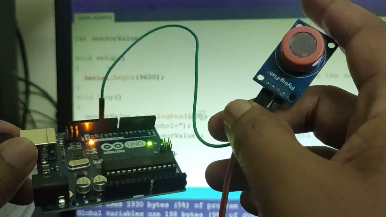 Interfacing mq sensor with arduino Embedded course using Arduino:22 ...