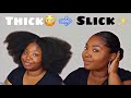 My SLEEK Struggle Bun | NO WATER!!