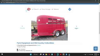 Floyd Davis Farm Equipment auction 23 Middletown Md