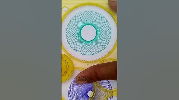 How many rotations did the pen make in total? ?? #spirograph #art #shorts s#shortsfeed #satisfying