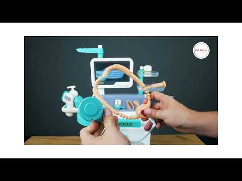 Великий інтерактивний дитячий набір доктор госпіталь лікарня Рольова гра в іграшкову клініку з медичними інструментами рентгеном, відео 1