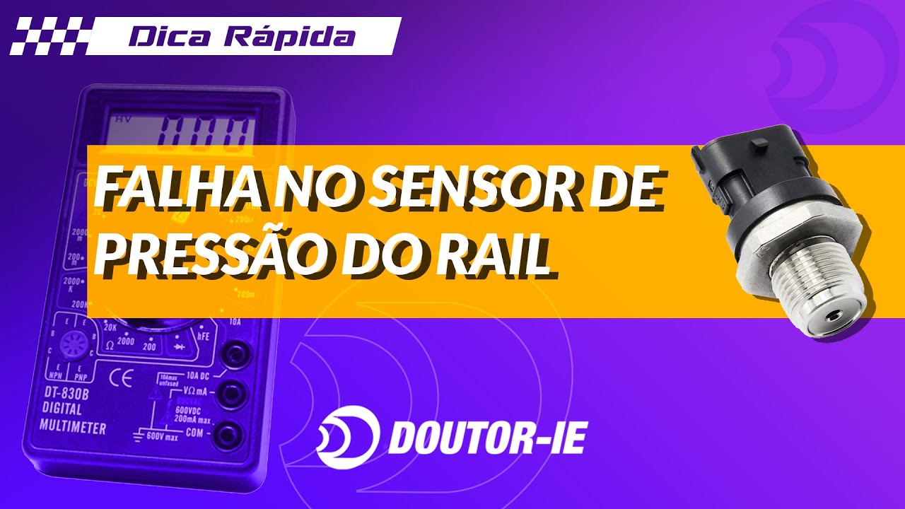 Possível linha de raciocínio para uma falha no sensor de pressão do rail | Doutor-IE