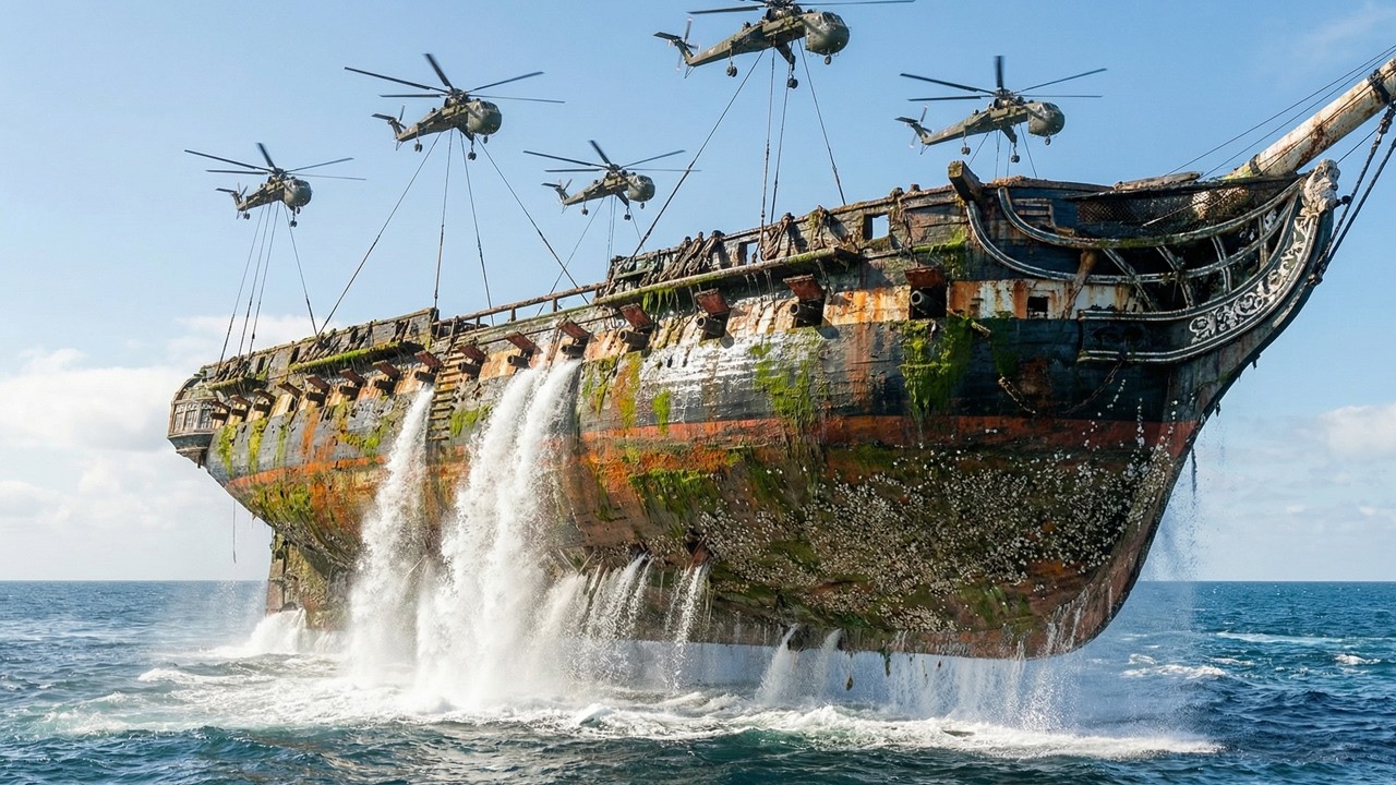 Unbelievable Stealth Upgrade: The USS Constitution Ghost Ship! USS Constitution Relaunch USS Warship