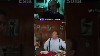 carne dura kkkkkkk pesadelo na cozinha react que rolou na live da Twitch. #reaction