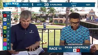 Closing Day! Sunday September 7th Del Mar Handicapping Show