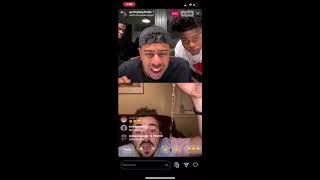 ChrisTheMagician Eats Safety Pins On PrettyBoyFredo’s IG LIVE!!