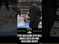 Who is mystery man who attacked the pumpkin the whole theme punk team? At war games #WWE ￼￼￼