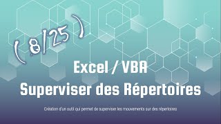 Superviser Des Répertoires 825 - Excel - Outils De Gestion De Projet Pour Chef De Projet