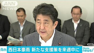 西日本豪雨　来週中に支援パッケージを決定へ(18/07/27)