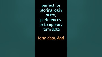 Using session variables to store user data