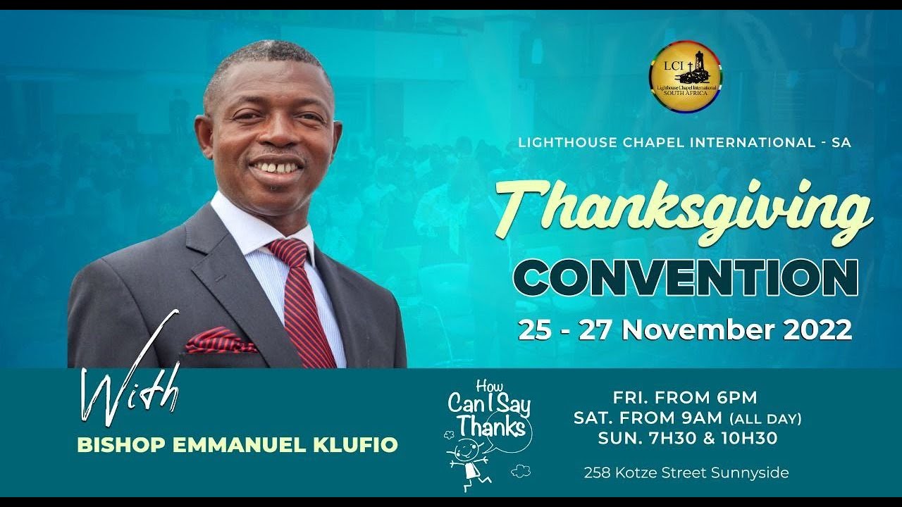 Saying Thanks to God by Developing Your Spirit | Greater Love Service | Bishop Emmanuel Klufio