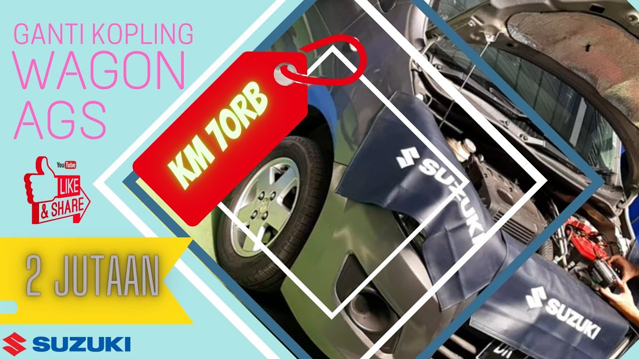 Ganti Kopling Set Karimun Wagon AGS @energisurya45