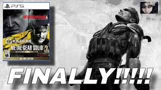 Metal Gear Solid 4 FINALLY Got Remastered! 