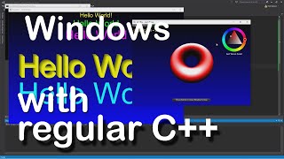 Windows Hello World program in regular C/C++ code with SageBox