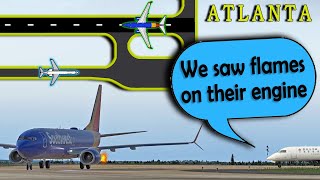 Southwest B737 has LEFT ENGINE FLAME-OUT before takeoff at Atlanta