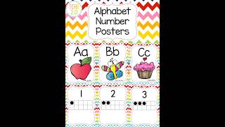 Alphabet and Ten Frame Posters
