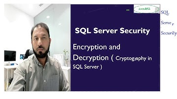 Cryptography in SQL Server used to encrypt and decrypt the data  for SQL Server Security.