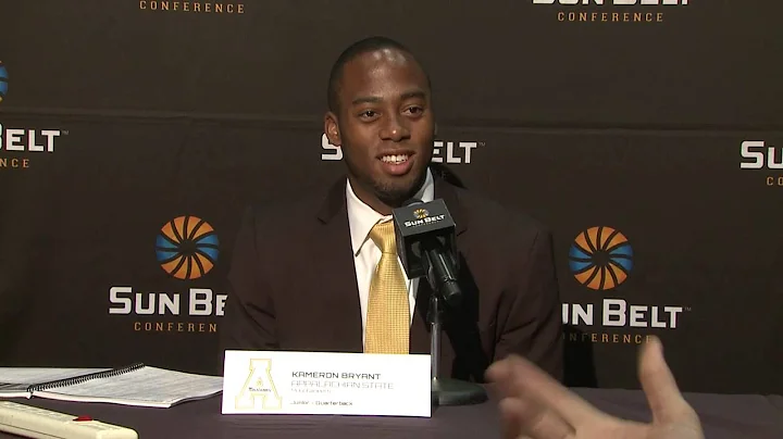 2014 Sun Belt Media Day - Appalachian State QB Kam...