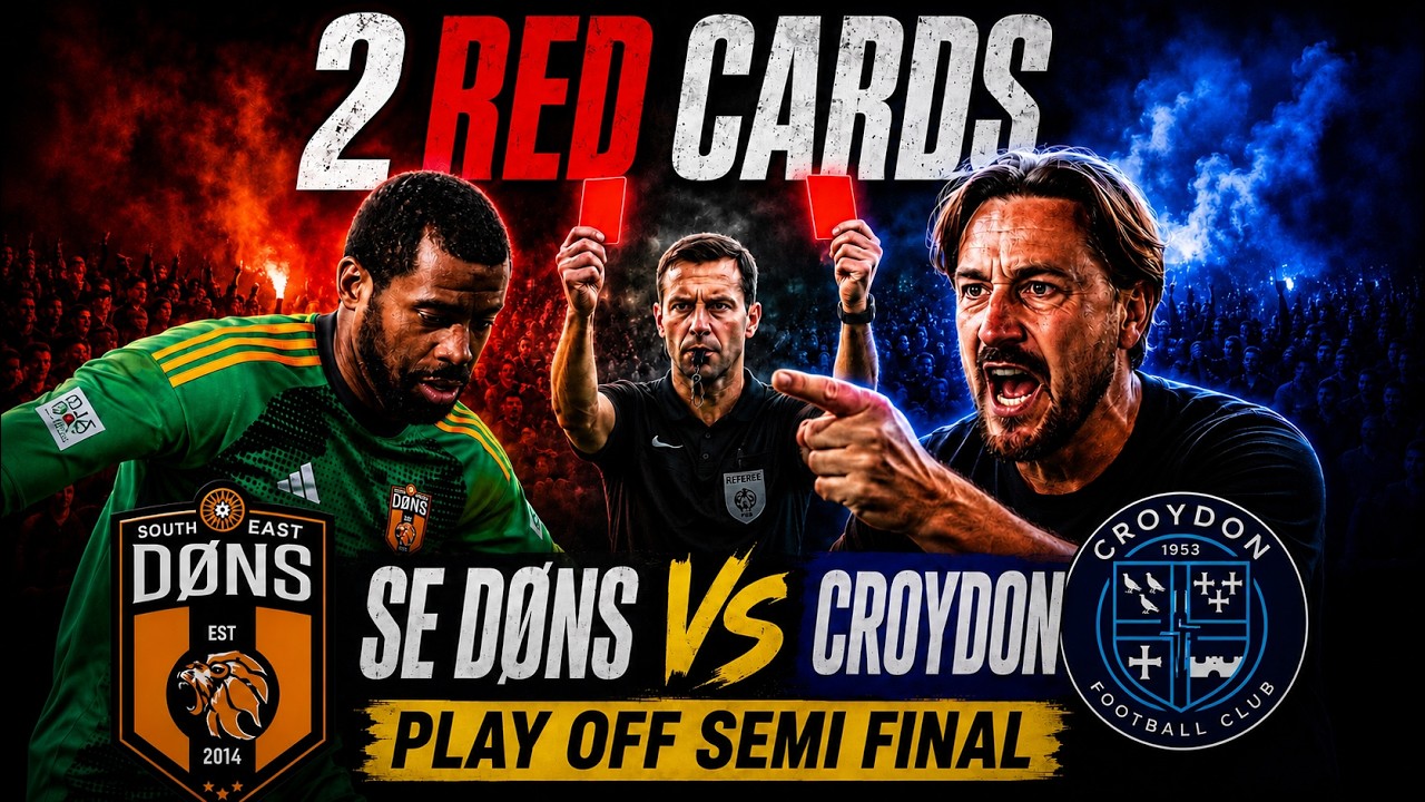 PLAY OFF SEMI FINAL WAR….. SE Dons vs Croydon | Non League Football