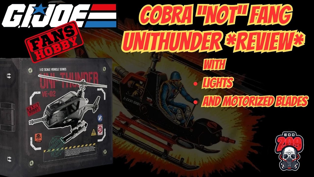 Обзор и распаковка модели UNI THUNDER от Fans Hobby "NOT Cobra Fang", масштаб 1/12, а также сравн...