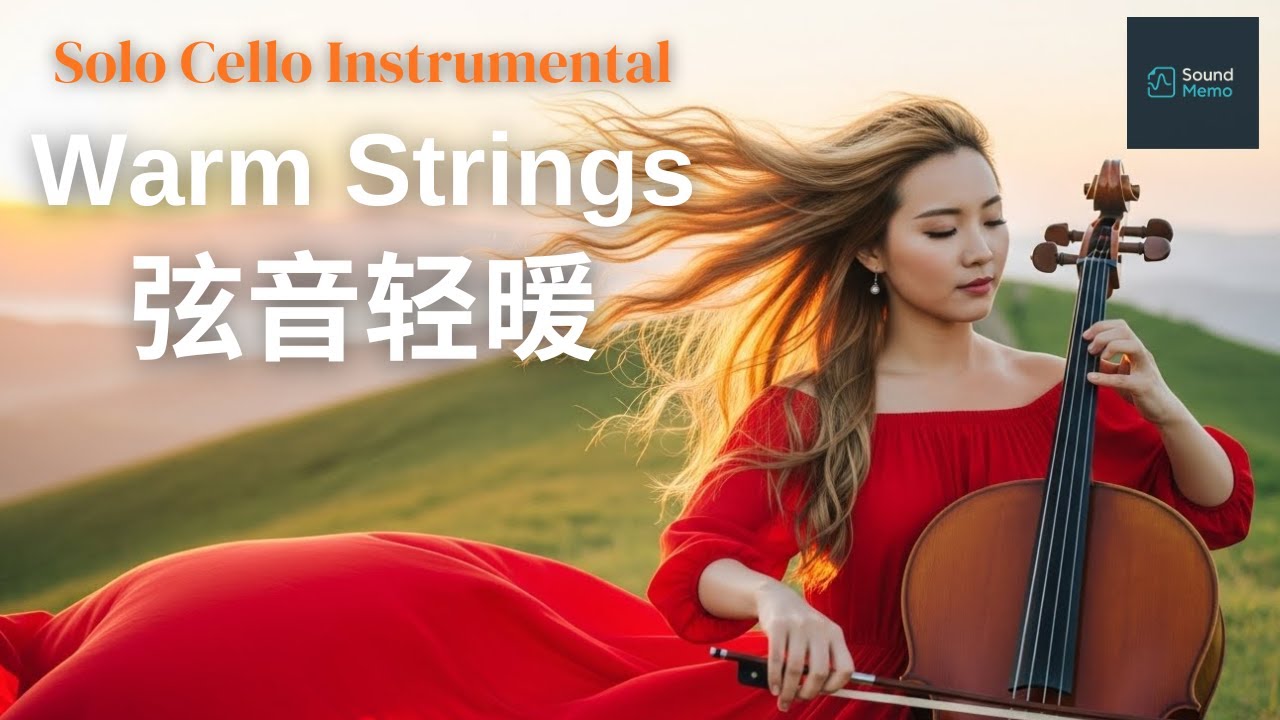 🎻 Warm Strings · 弦音轻暖 | Solo Cello Instrumental | Gentle & Cozy Strings | Relaxing Healing Music