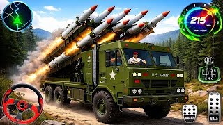 US Army Attack Military Base Rescue Driving game 💥 Real war missile Truck 🚛💥 Android Gameplay  screenshot 3