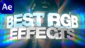 Top 5 BEST RGB Effects inside of After Effects! (Tutorial)