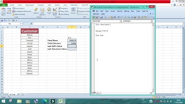 VBA Tutorial - How to Count Rows, Columns and Last Cell
