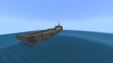 How To Build The Dyugon Class Landing Craft In Minecraft Part 2 (1.5:1)