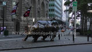 Wall Street's 'Charging Bull' _24  #4K  #NYFA #Manhattan #Stockfootage  #UHD #RoyaltyFree
