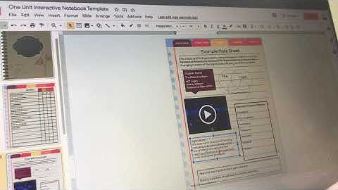 Digital Interactive Notebook (1 Unit)