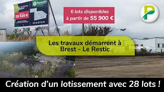 Création Dun Lotissement À Brest - 28 Lots Commercialisés À Proximité De Lambézellec