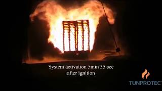 TUNPROTEC in 100MW fire test 2017
