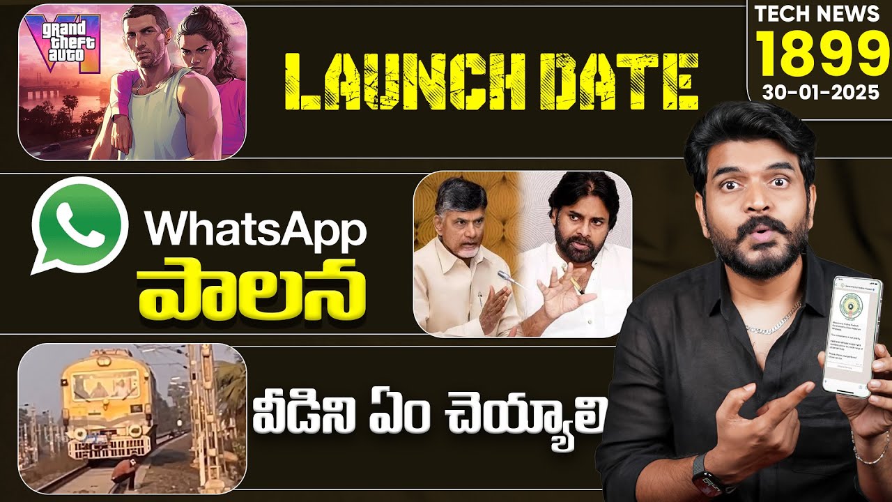 Tech News 1899 || Google Pixel 9a Launch, Nothing 3a Series ,GTA 6 ...