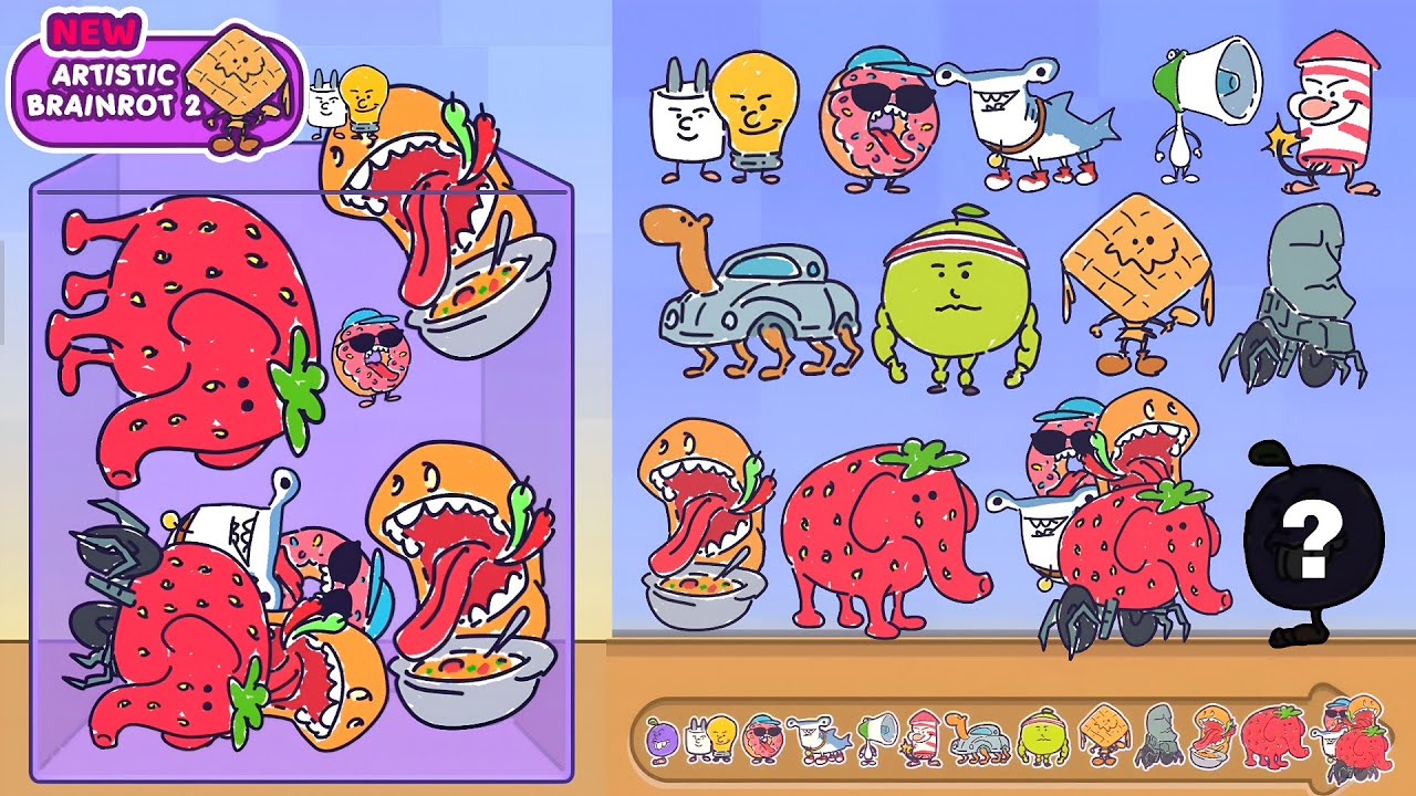 Merge Fellas italian Artistic Brainrot 2 - All Characters BOSS + BOSS | New Mode -Max Level Gameplay