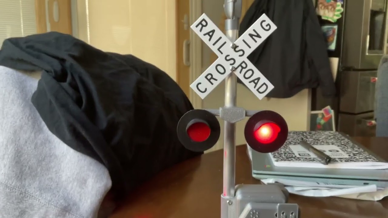 New railroad crossing toy!