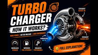 Turbocharger Explained in Hindi 🔥 | How Turbo Works? | Turbocharger Working Animation | Full Guide