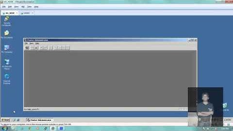 Windows 2003 server cluster creation