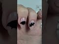 Tuto nail art Halloween 🦇 #ongles