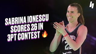 Sabrina Ionescu shows OUT in 3 point contest against Steph Curry 🔥