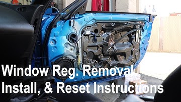 350Z How to Remove and Install Window Regulator & Motor W/Reset Procedure DETAILED VERSION