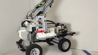 EV3 Self-Driving Robot Car - Full Rotation Display