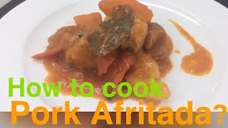 Vlog17 How To Cook Pork Afritada I By Ylarn