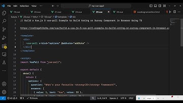 Build a Vue.js 2 vue-poll Example to Build Voting or Survey Component in Browser Using TS