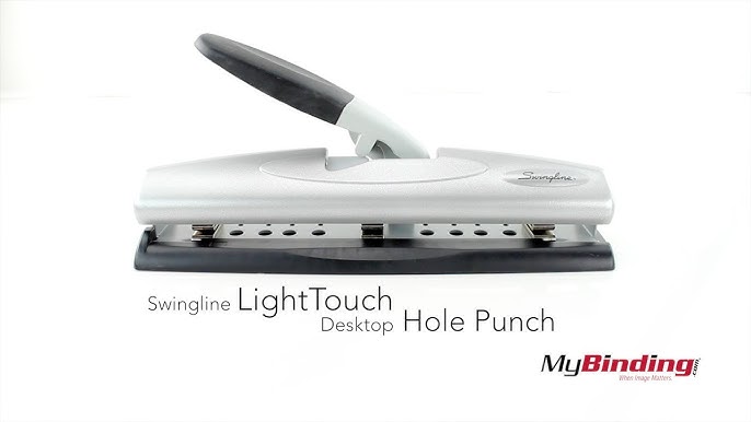 Swingline® SmartTouch™ 3-Hole Punches, Swingline Manual Punches - Desktop Hole  Punches