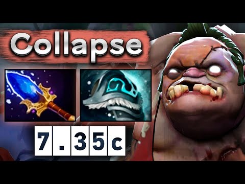 Видео: Коллапс на Пудже это сила - Collapse Pudge 7.35 DOTA 2