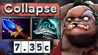 Коллапс на Пудже это сила - Collapse Pudge 7.35 DOTA 2