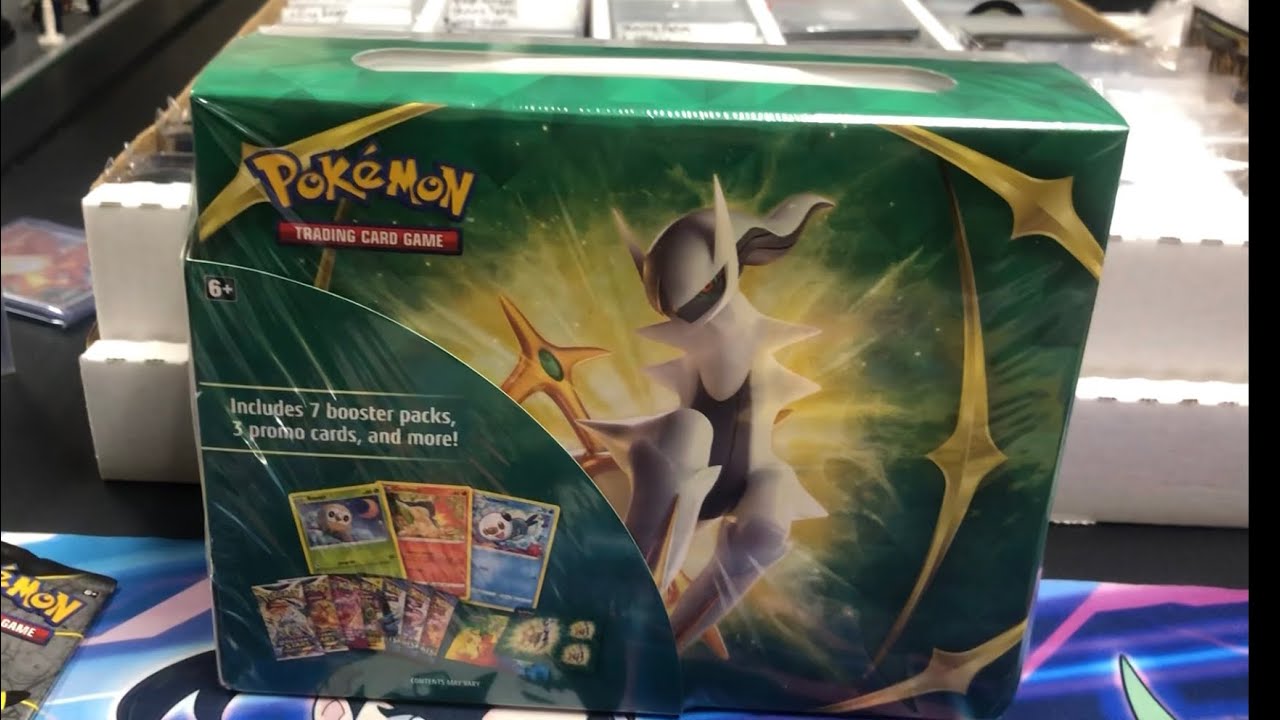 Pokemon Trading Cards: 2022 Spring Arceus V Figure Collection Box