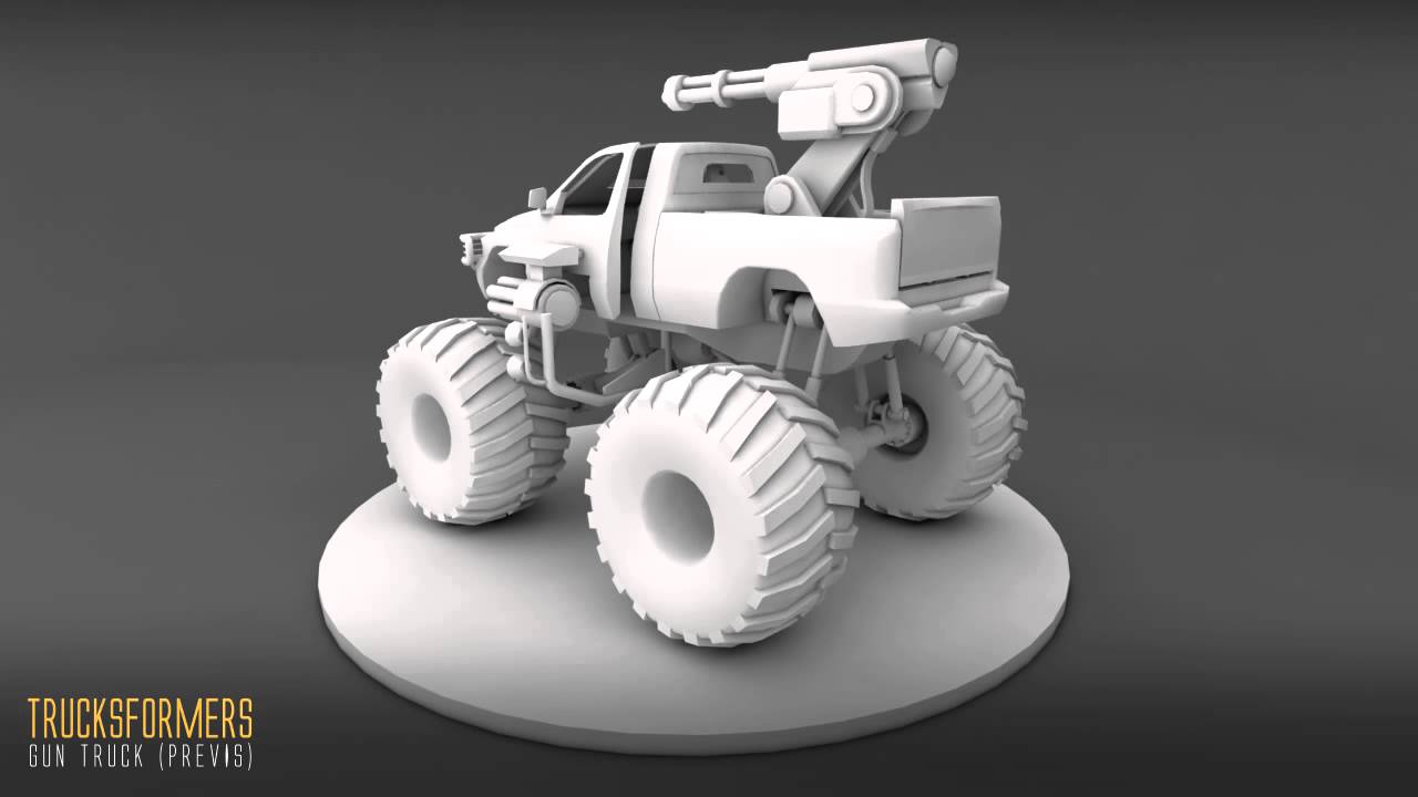 Trucksformers Game by Invisible Owl (Gun Truck Previs) truck parts
